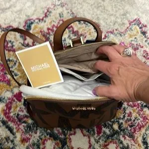 Michael Kors Collection | Bags | Michael Kors Backpack Brown  display picture 1